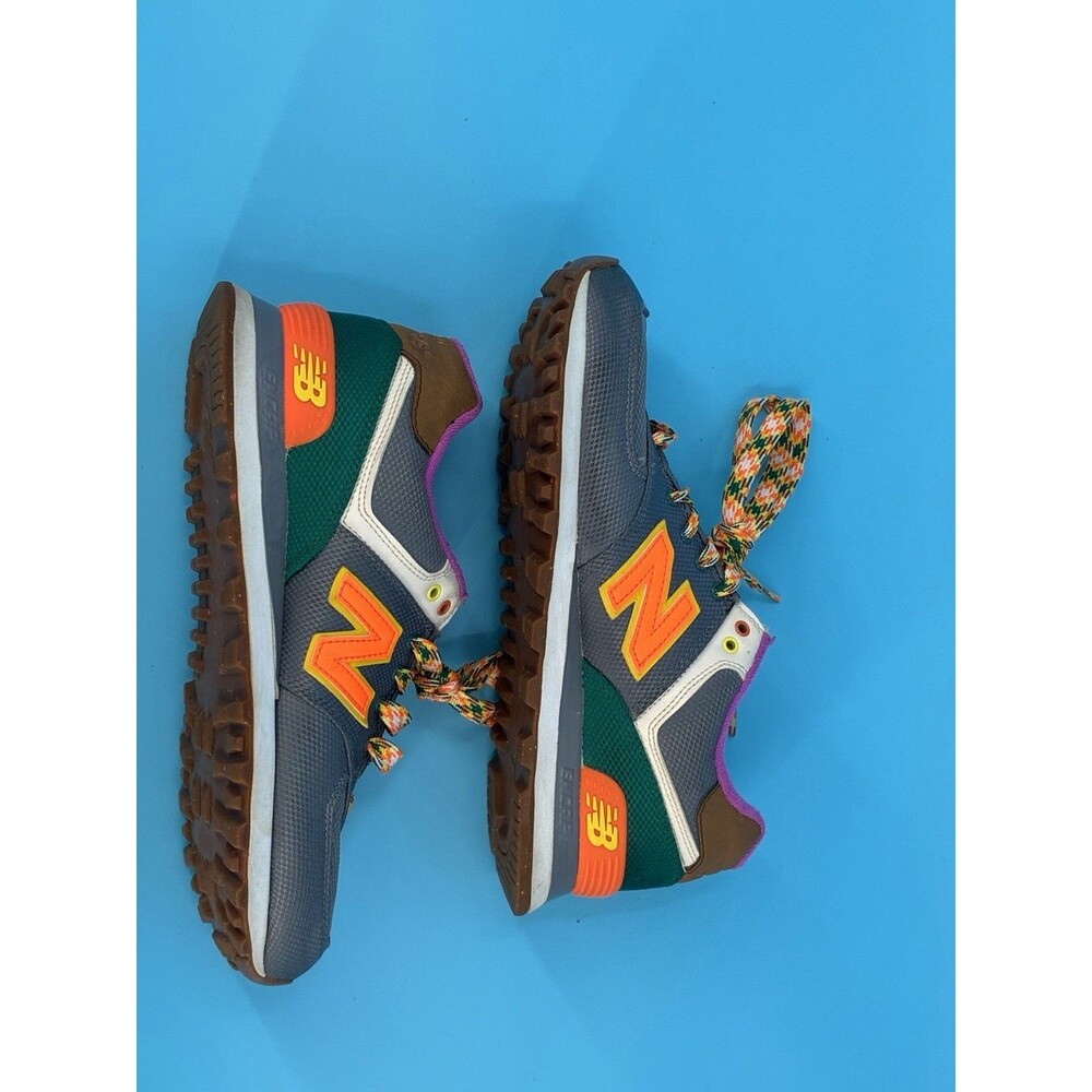 New Balance 574 Weekend Expedition Women’s 8.5 Gray Orange Green WL574EXC